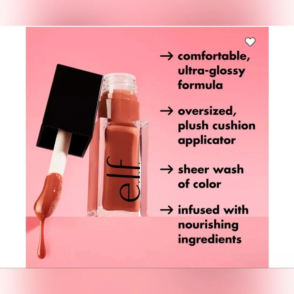 new Elf glow reviver lip oil honey talks‎